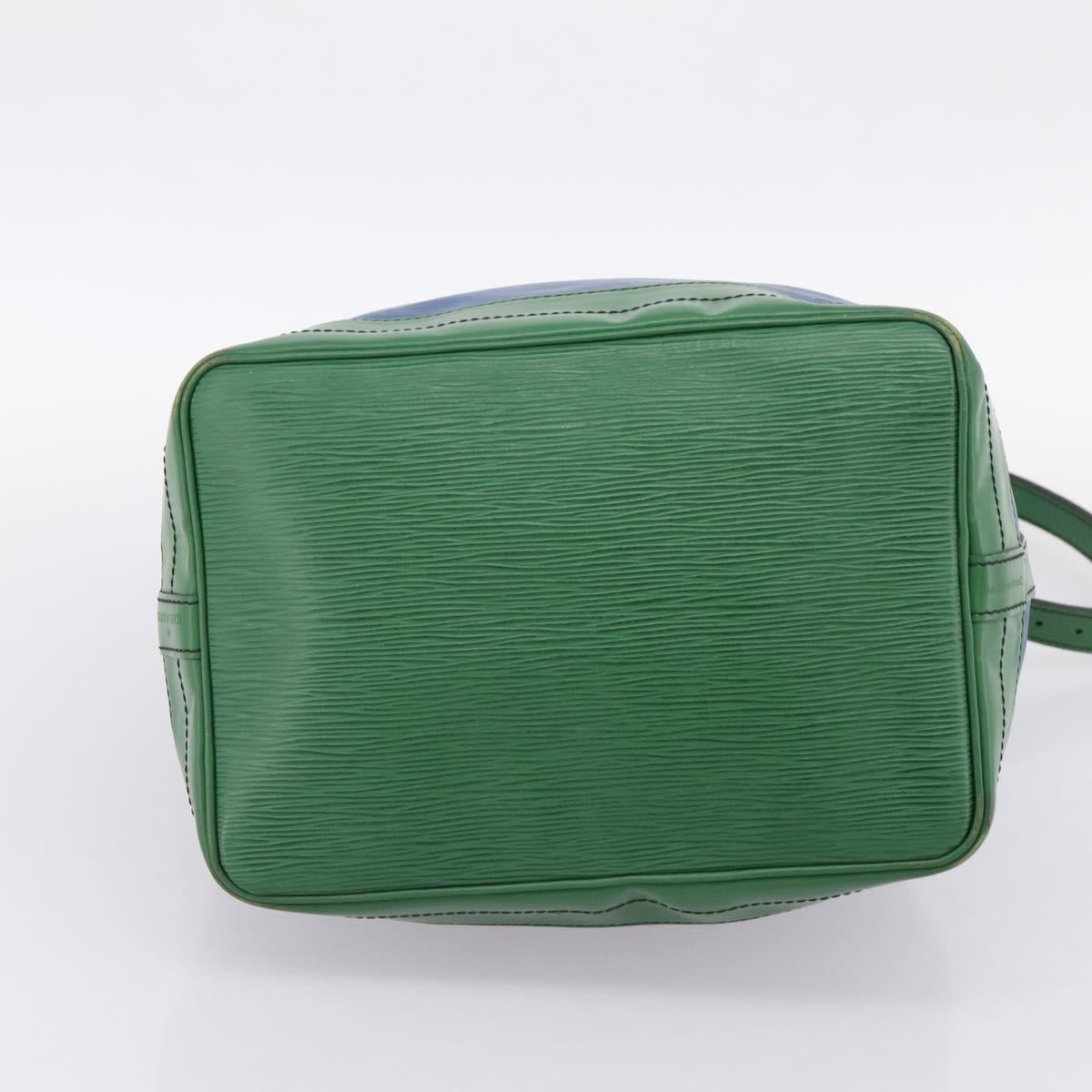 LOUIS VUITTON Epi Noe Shoulder Bag Green Blue M44044 LV Auth ka6071