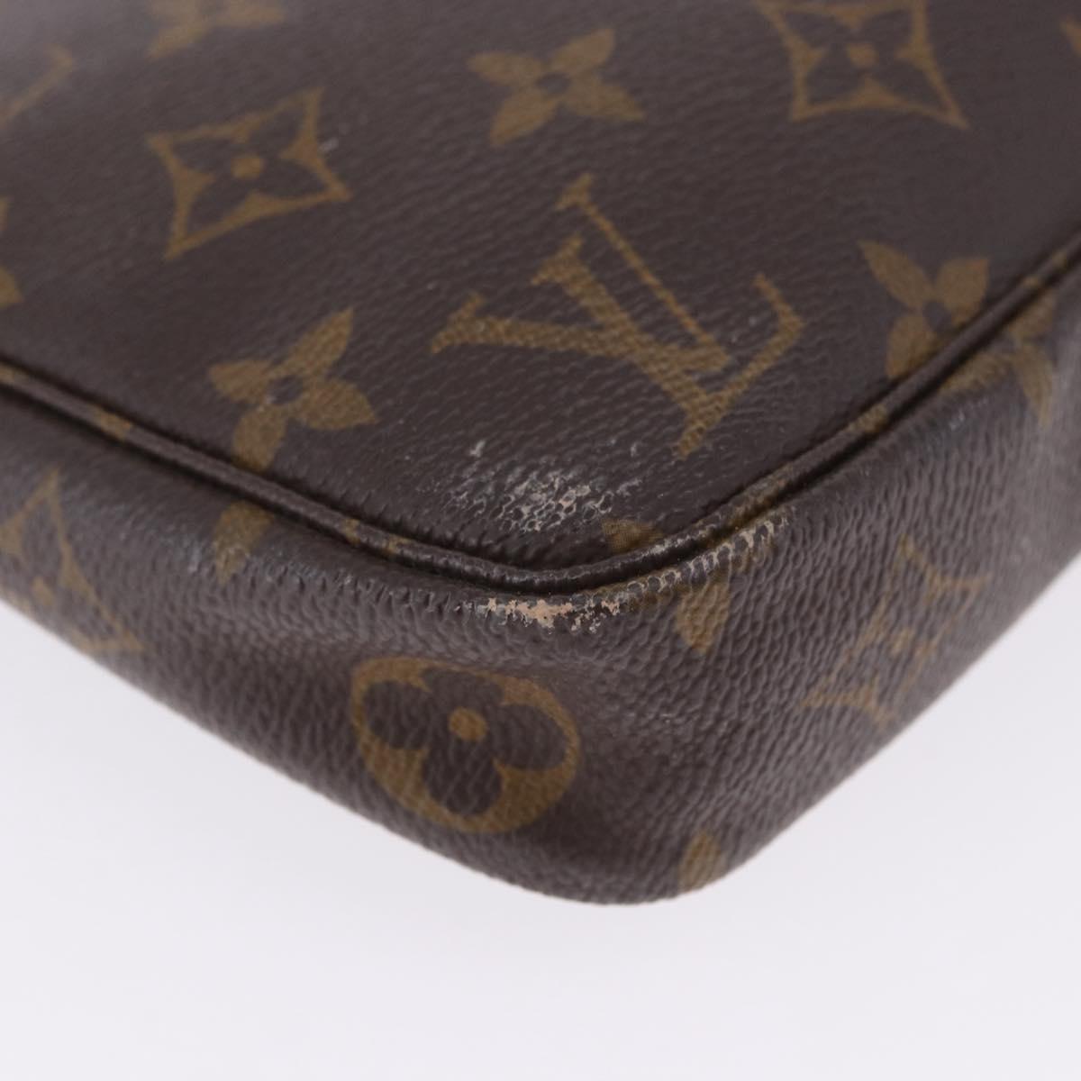 LOUIS VUITTON Monogram Pochette Accessoires Pouch M51980 LV Auth ka6080A