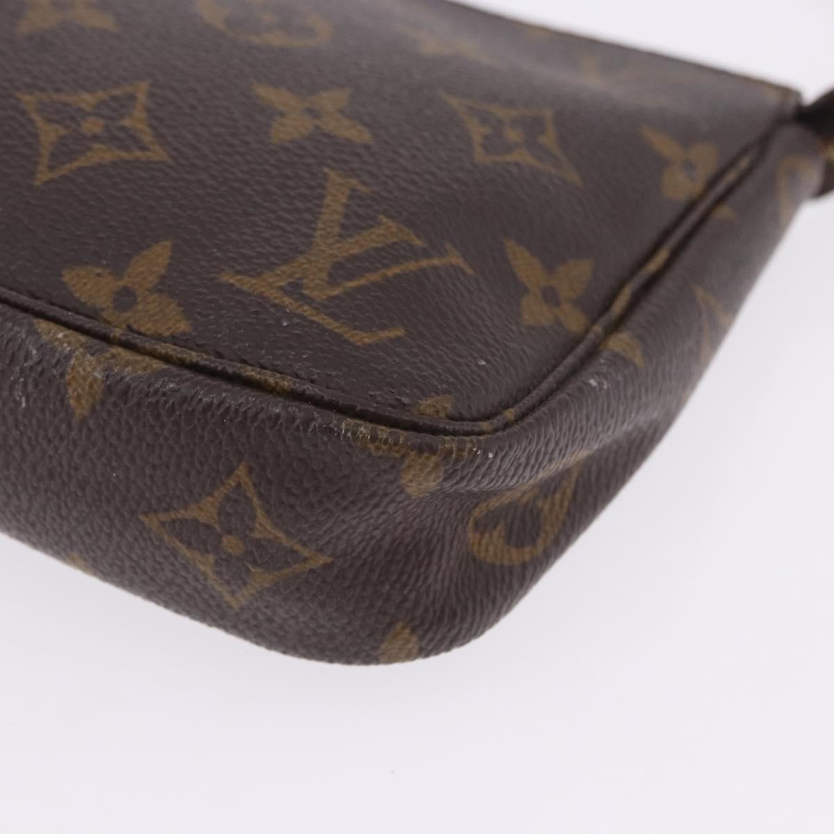 LOUIS VUITTON Monogram Pochette Accessoires Pouch M51980 LV Auth ka6080A