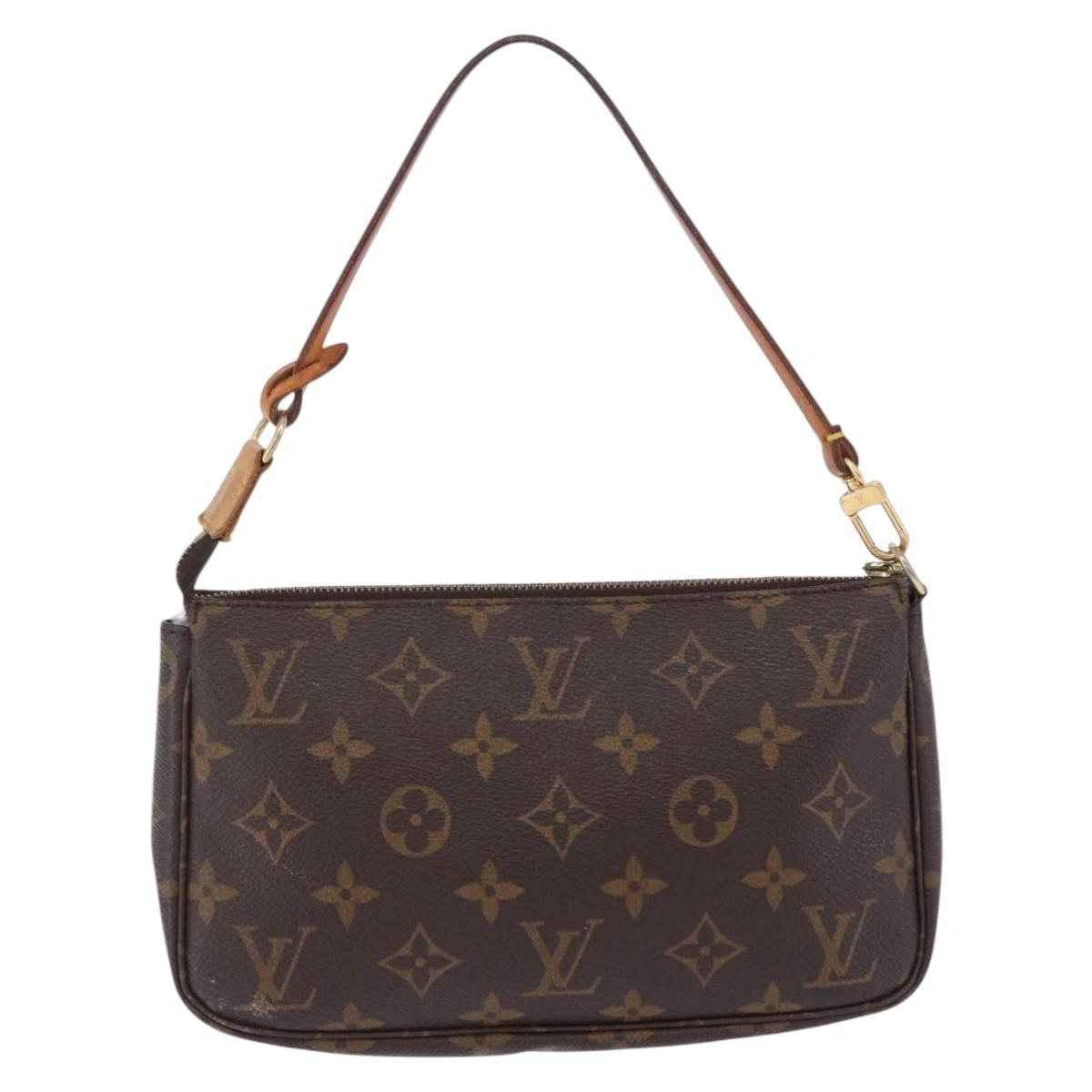 LOUIS VUITTON Monogram Pochette Accessoires Pouch M51980 LV Auth ka6080A