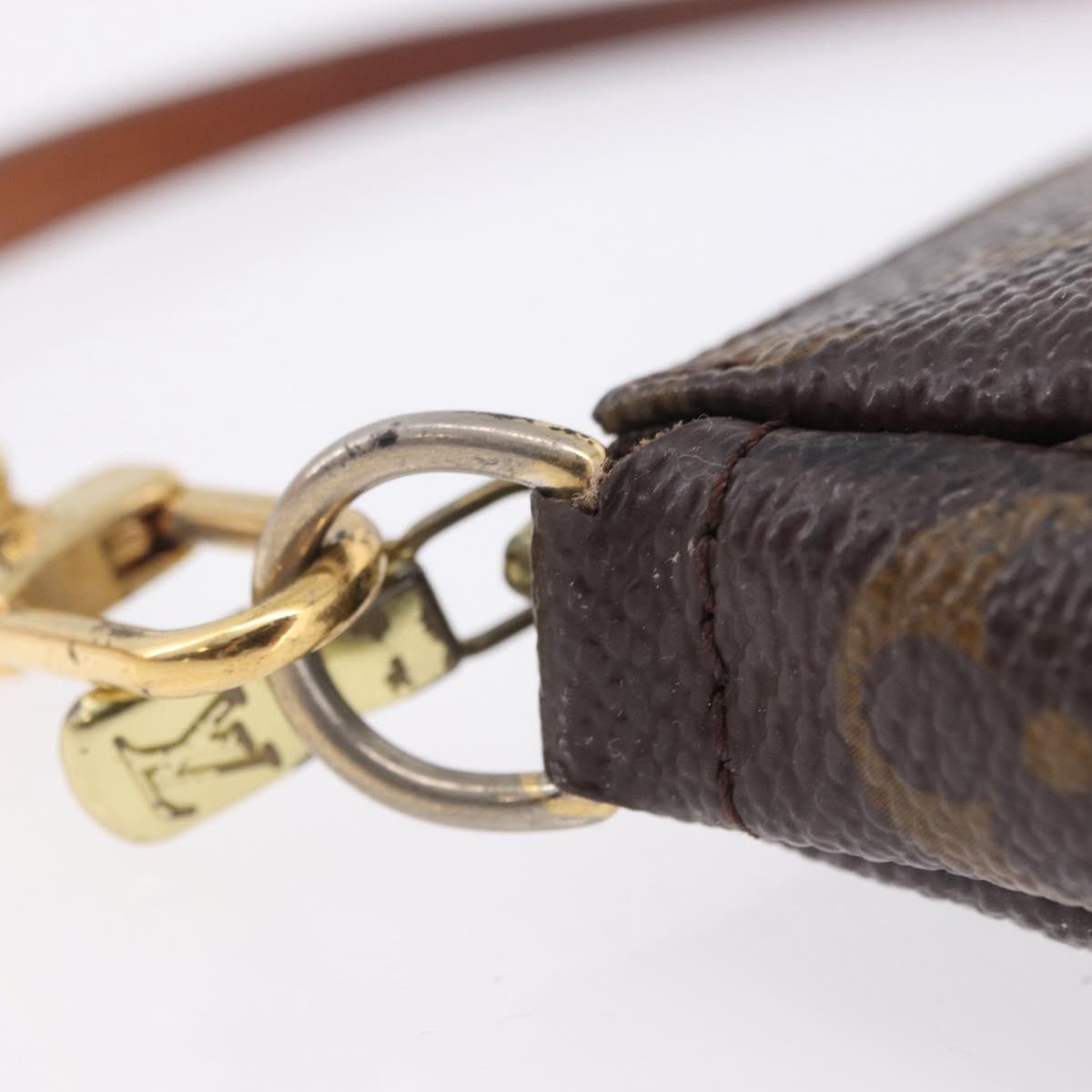 LOUIS VUITTON Monogram Pochette Accessoires Pouch M51980 LV Auth ka6080A