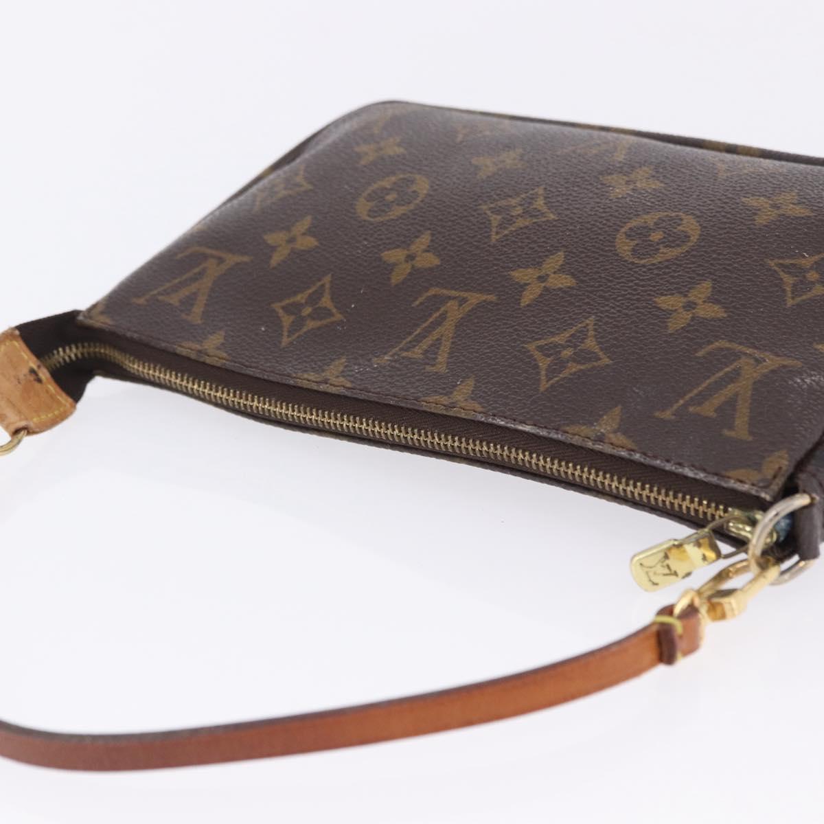 LOUIS VUITTON Monogram Pochette Accessoires Pouch M51980 LV Auth ka6080A