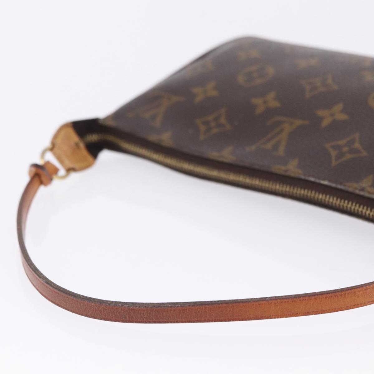 LOUIS VUITTON Monogram Pochette Accessoires Pouch M51980 LV Auth ka6080A