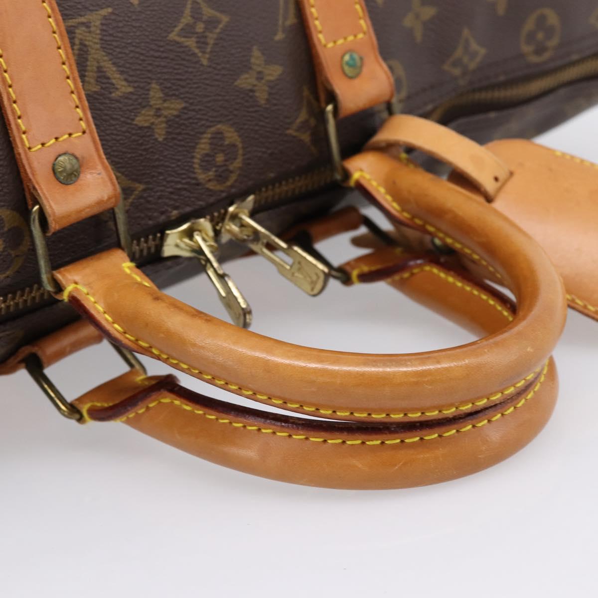 LOUIS VUITTON Monogram Keepall 45 Boston Bag M41428 LV Auth ka6082