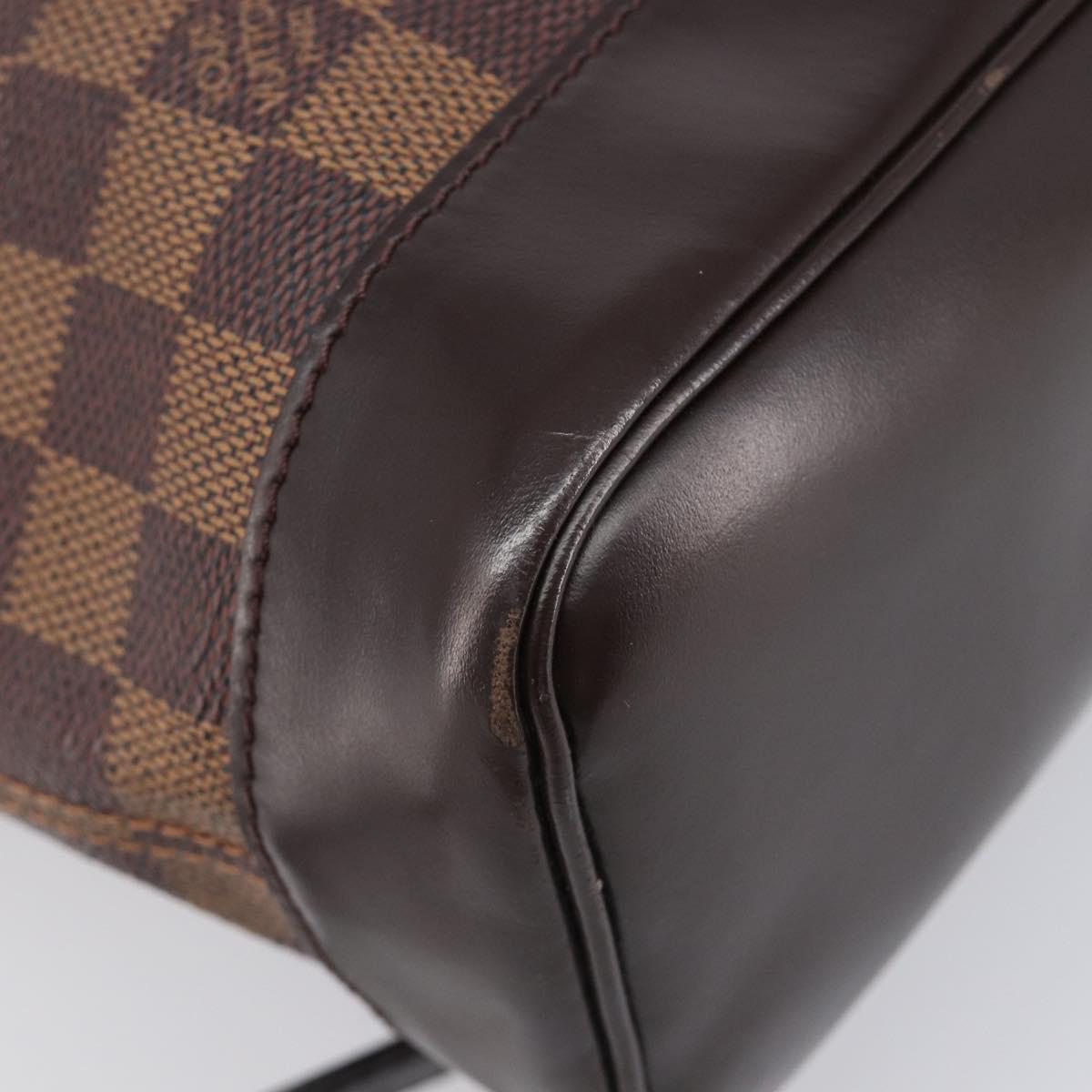 LOUIS VUITTON Damier Ebene Soho Backpack N51132 LV Auth ka6086