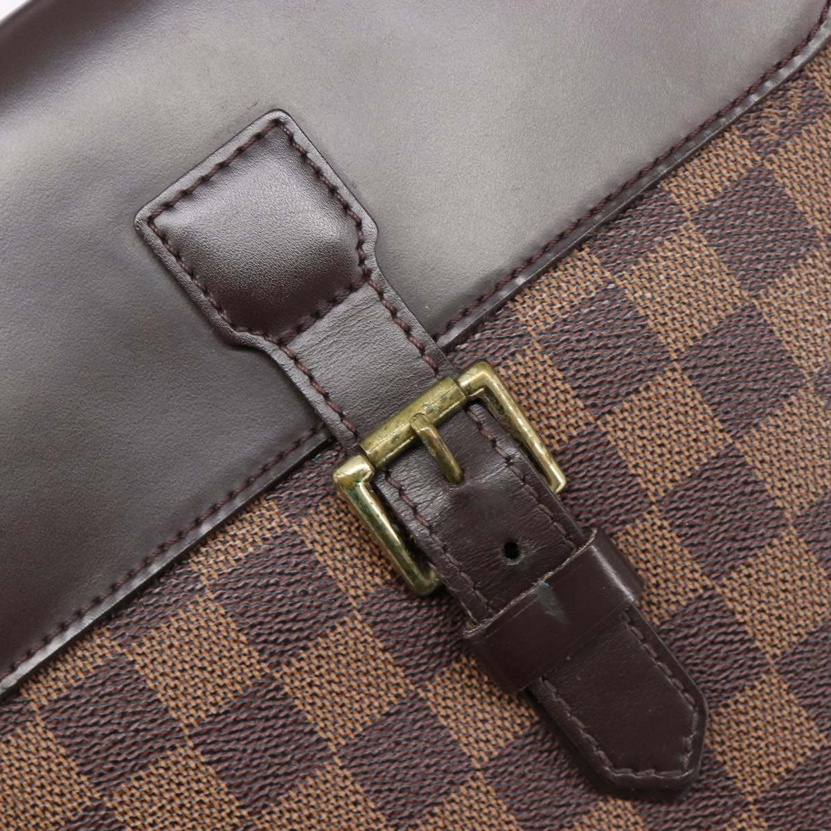 LOUIS VUITTON Damier Ebene Soho Backpack N51132 LV Auth ka6086