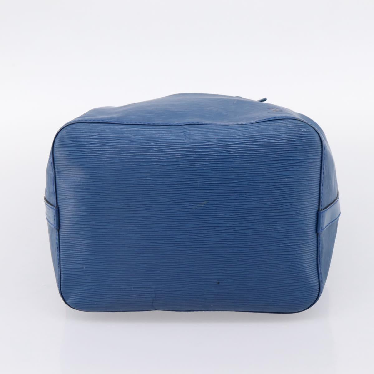 LOUIS VUITTON Epi Petit Noe Shoulder Bag Blue M44105 LV Auth ka6087