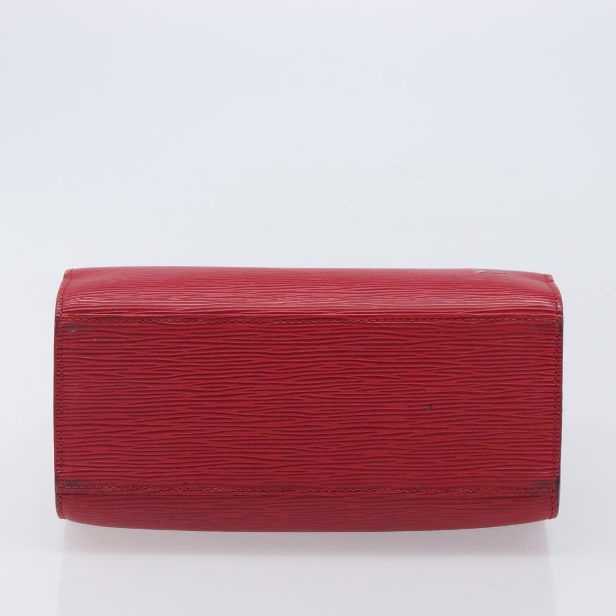 LOUIS VUITTON Epi Pont Neuf Hand Bag Red M52057 LV Auth ka6088