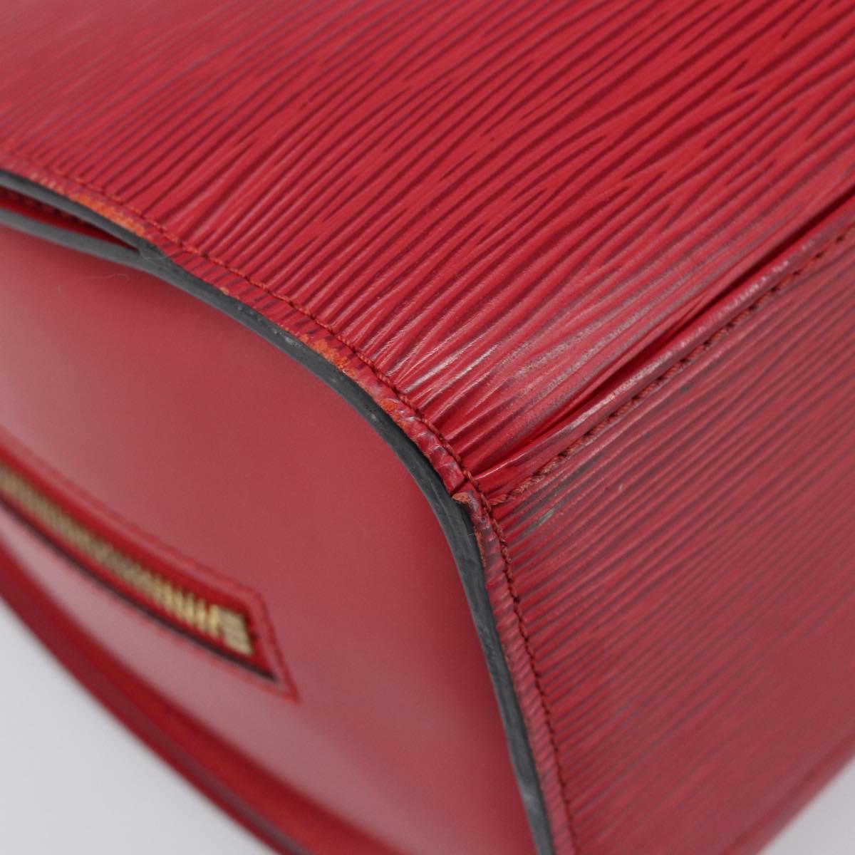 LOUIS VUITTON Epi Pont Neuf Hand Bag Red M52057 LV Auth ka6088