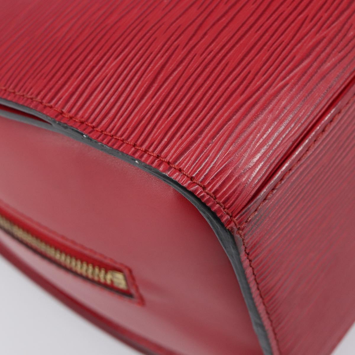 LOUIS VUITTON Epi Pont Neuf Hand Bag Red M52057 LV Auth ka6088