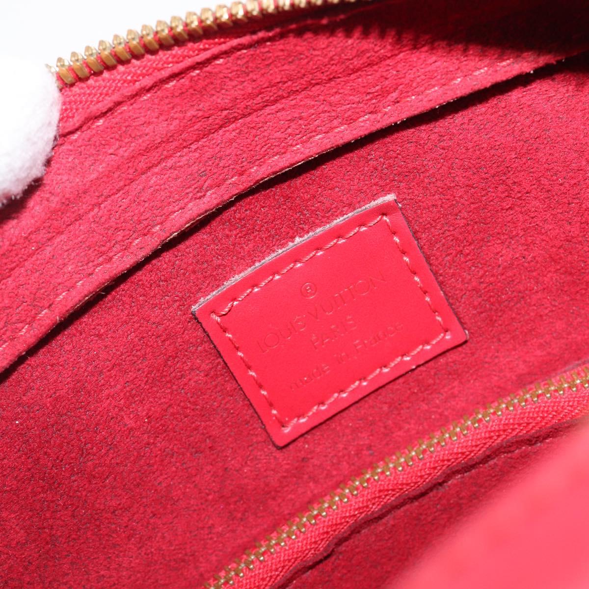 LOUIS VUITTON Epi Pont Neuf Hand Bag Red M52057 LV Auth ka6088
