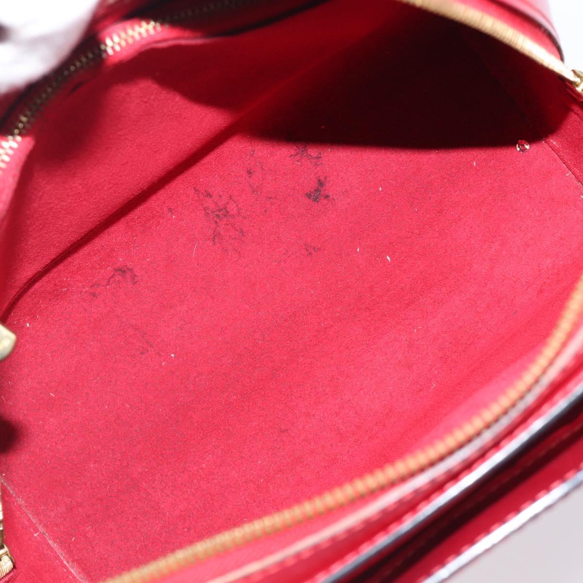 LOUIS VUITTON Epi Pont Neuf Hand Bag Red M52057 LV Auth ka6088