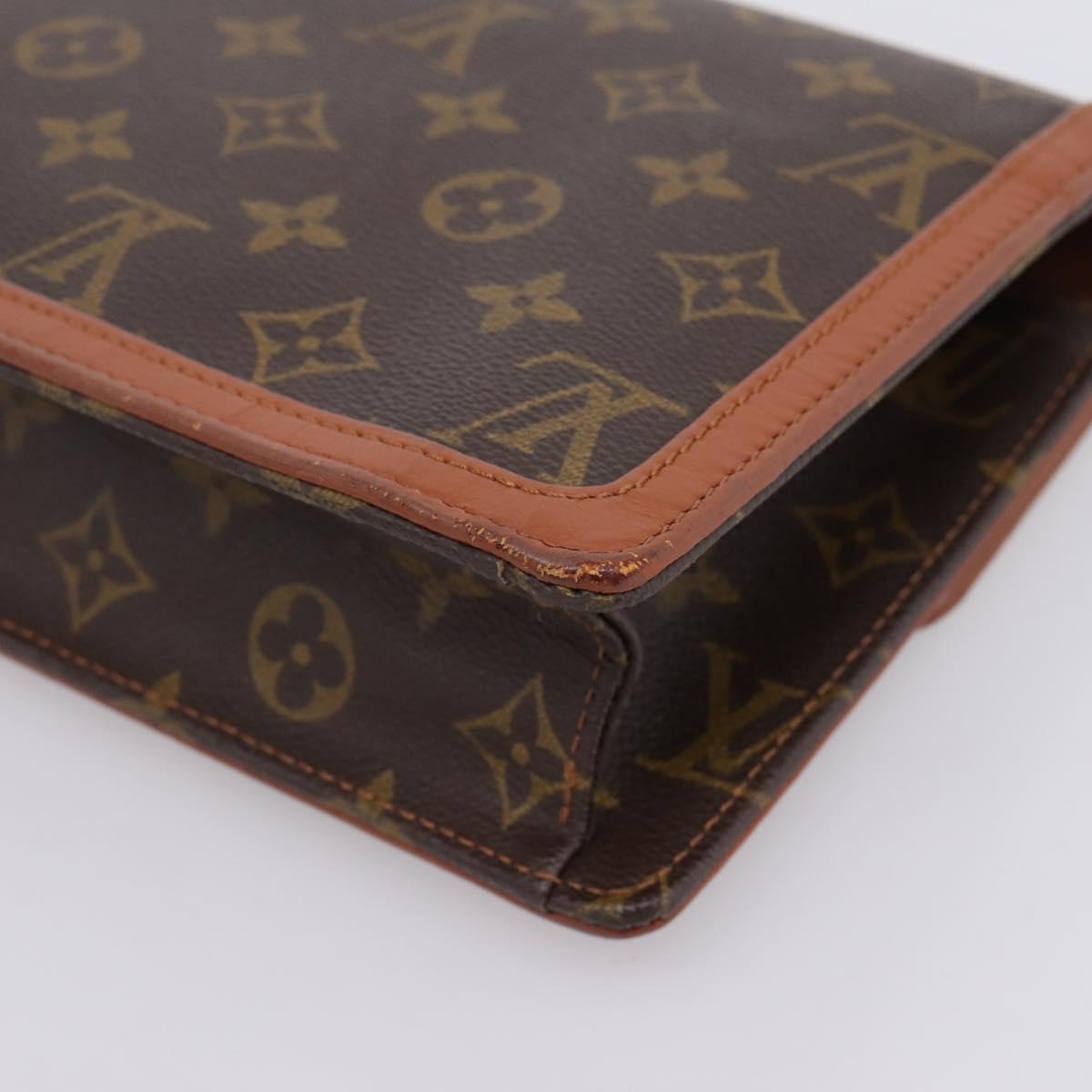 LOUIS VUITTON Monogram Pochette Dam GM Clutch Bag M51810 LV Auth ka6089