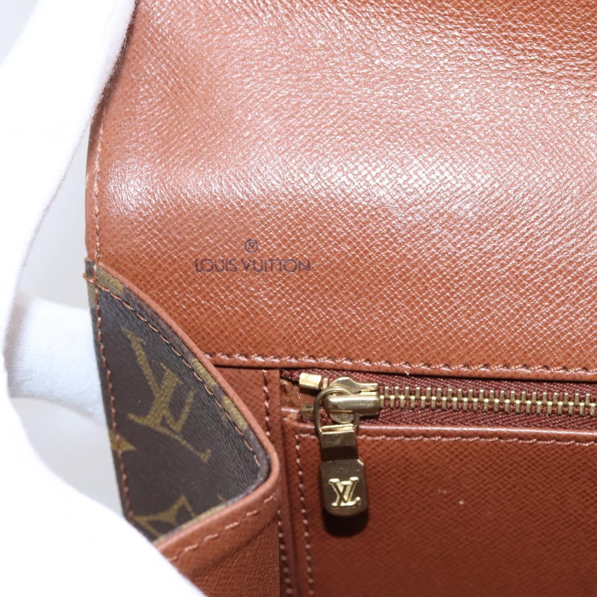 LOUIS VUITTON Monogram Pochette Dam GM Clutch Bag M51810 LV Auth ka6089