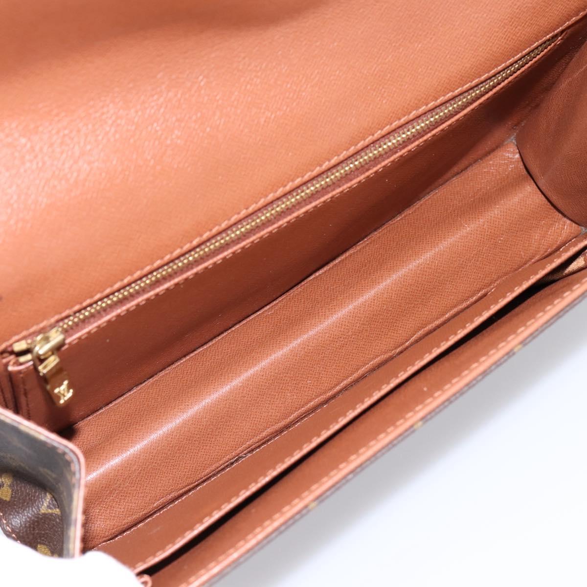 LOUIS VUITTON Monogram Pochette Dam GM Clutch Bag M51810 LV Auth ka6089