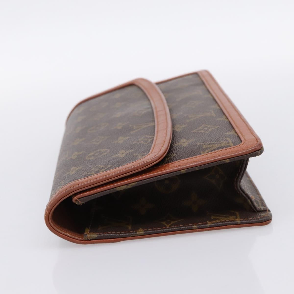 LOUIS VUITTON Monogram Pochette Dam GM Clutch Bag M51810 LV Auth ka6089
