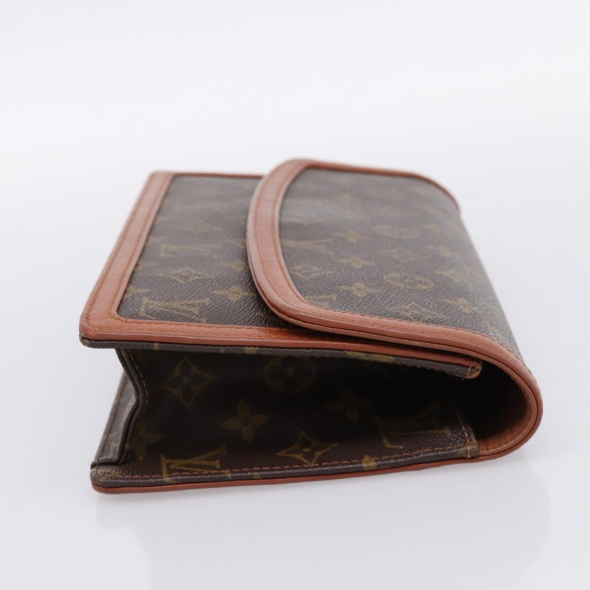 LOUIS VUITTON Monogram Pochette Dam GM Clutch Bag M51810 LV Auth ka6089