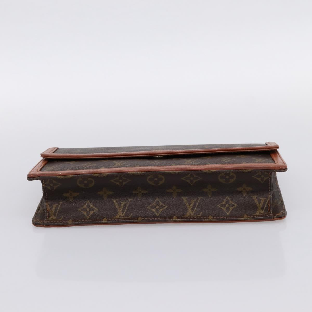 LOUIS VUITTON Monogram Pochette Dam GM Clutch Bag M51810 LV Auth ka6089