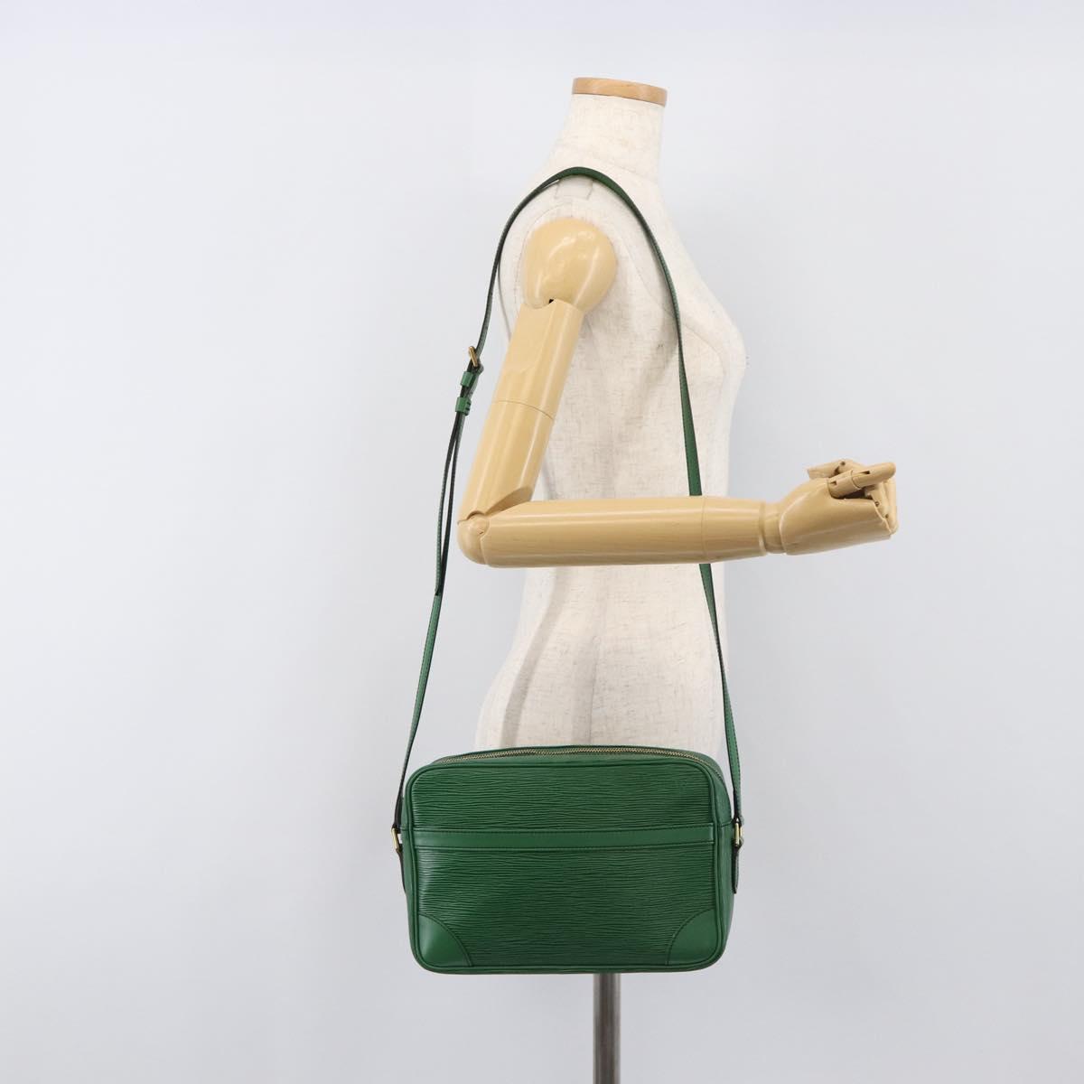 LOUIS VUITTON Epi Trocadero 27 Shoulder Bag Green M52314 LV Auth ka6090A
