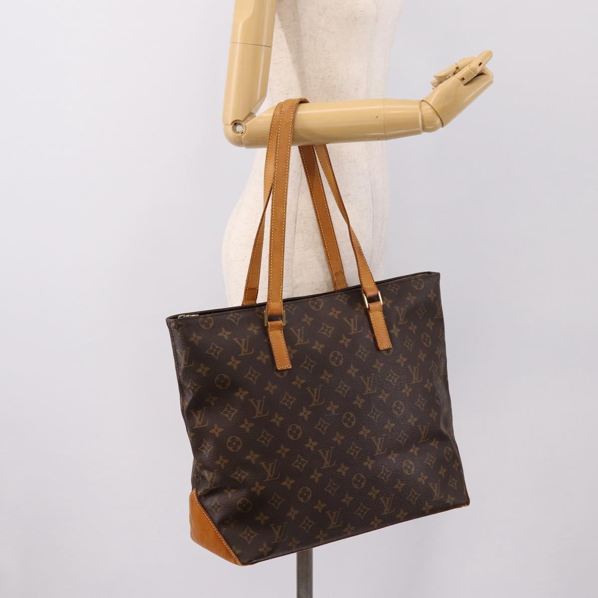 LOUIS VUITTON Monogram Cabas Mezzo Tote Bag M51151 LV Auth ka6095