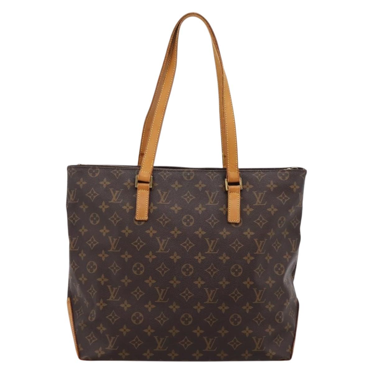 LOUIS VUITTON Monogram Cabas Mezzo Tote Bag M51151 LV Auth ka6095