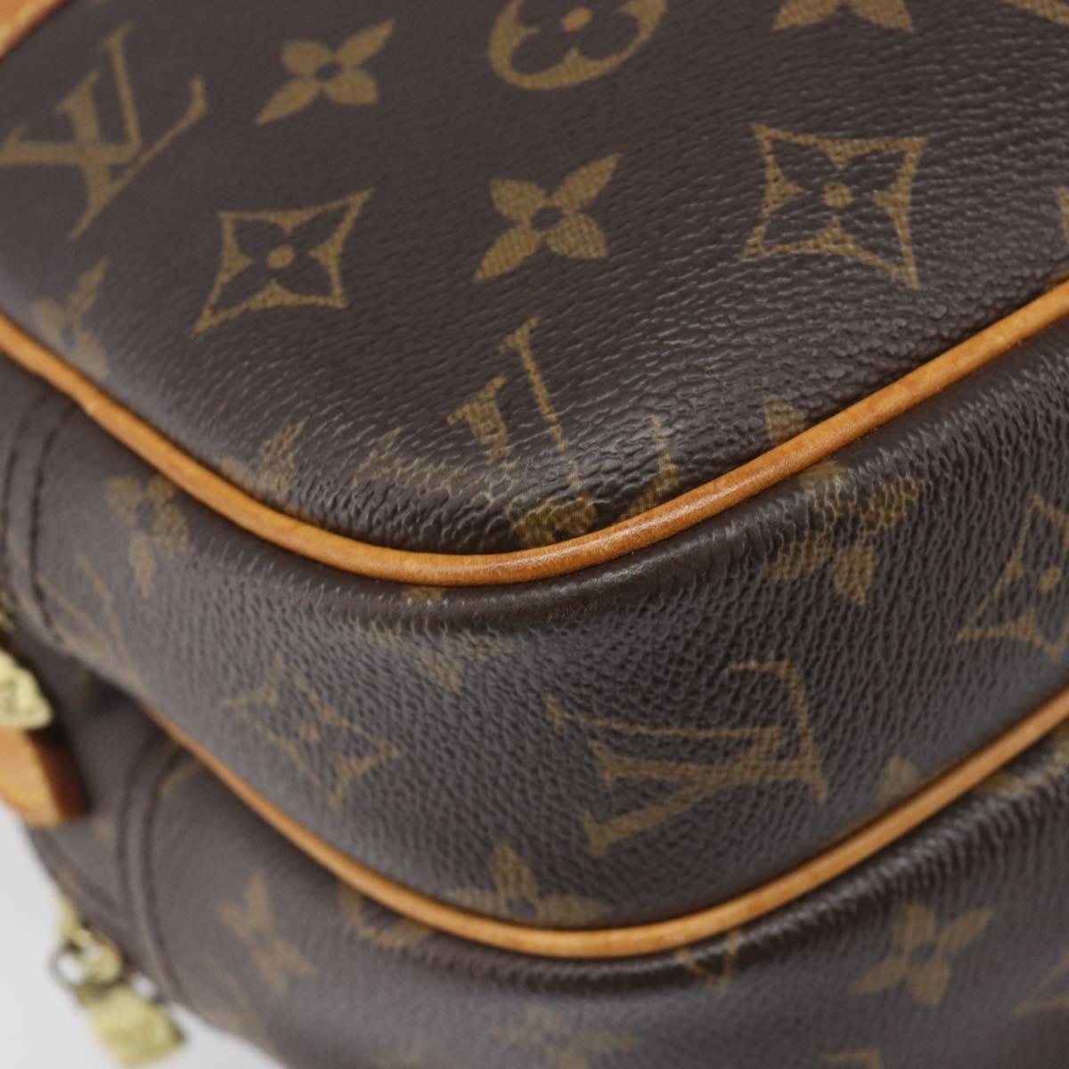 LOUIS VUITTON Monogram Reporter PM Shoulder Bag M45254 LV Auth ka6096