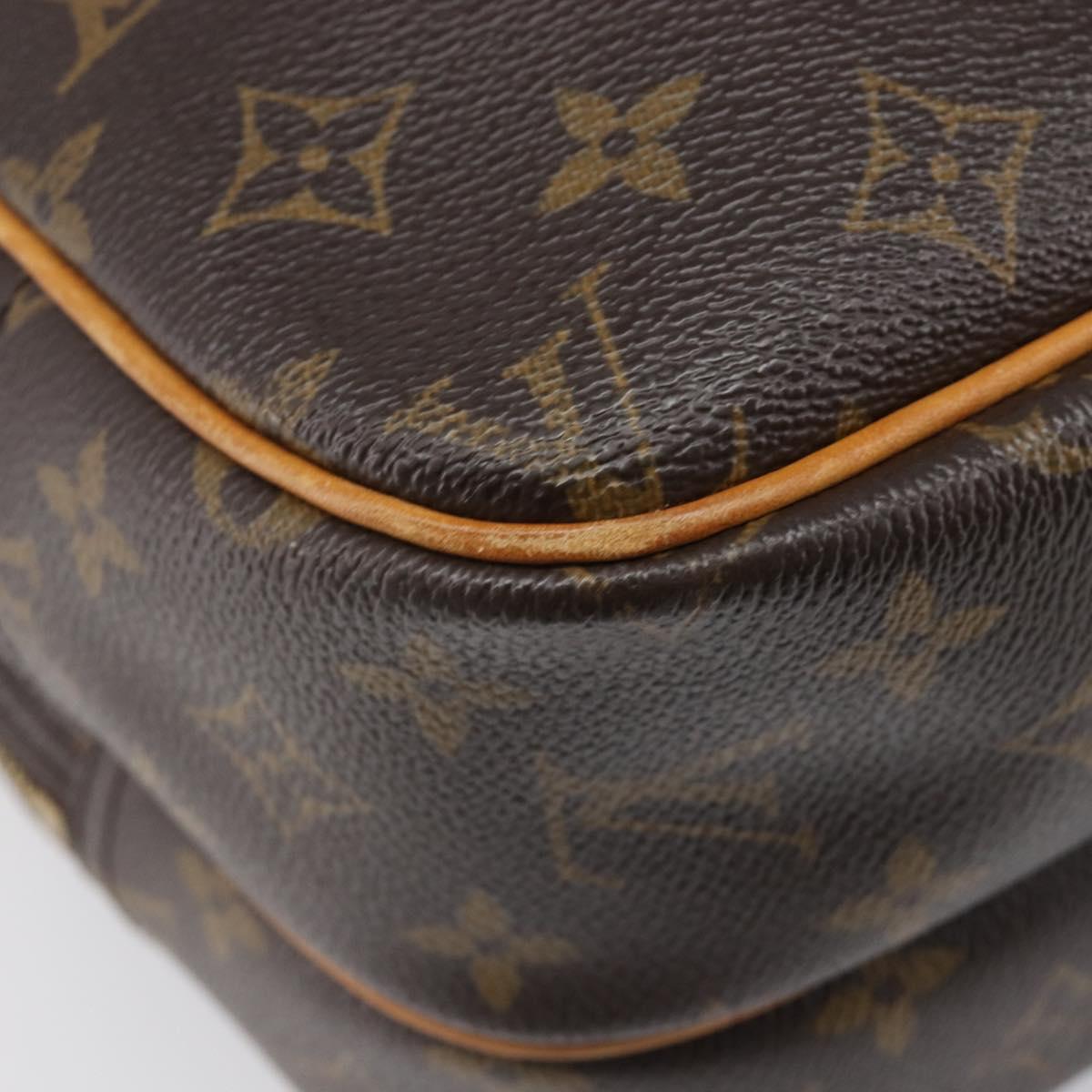 LOUIS VUITTON Monogram Reporter PM Shoulder Bag M45254 LV Auth ka6096