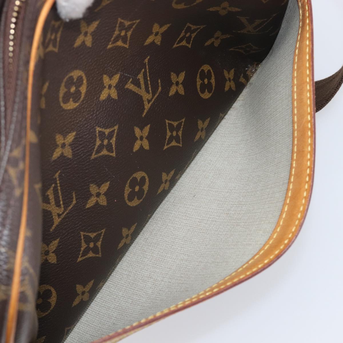 LOUIS VUITTON Monogram Reporter PM Shoulder Bag M45254 LV Auth ka6096