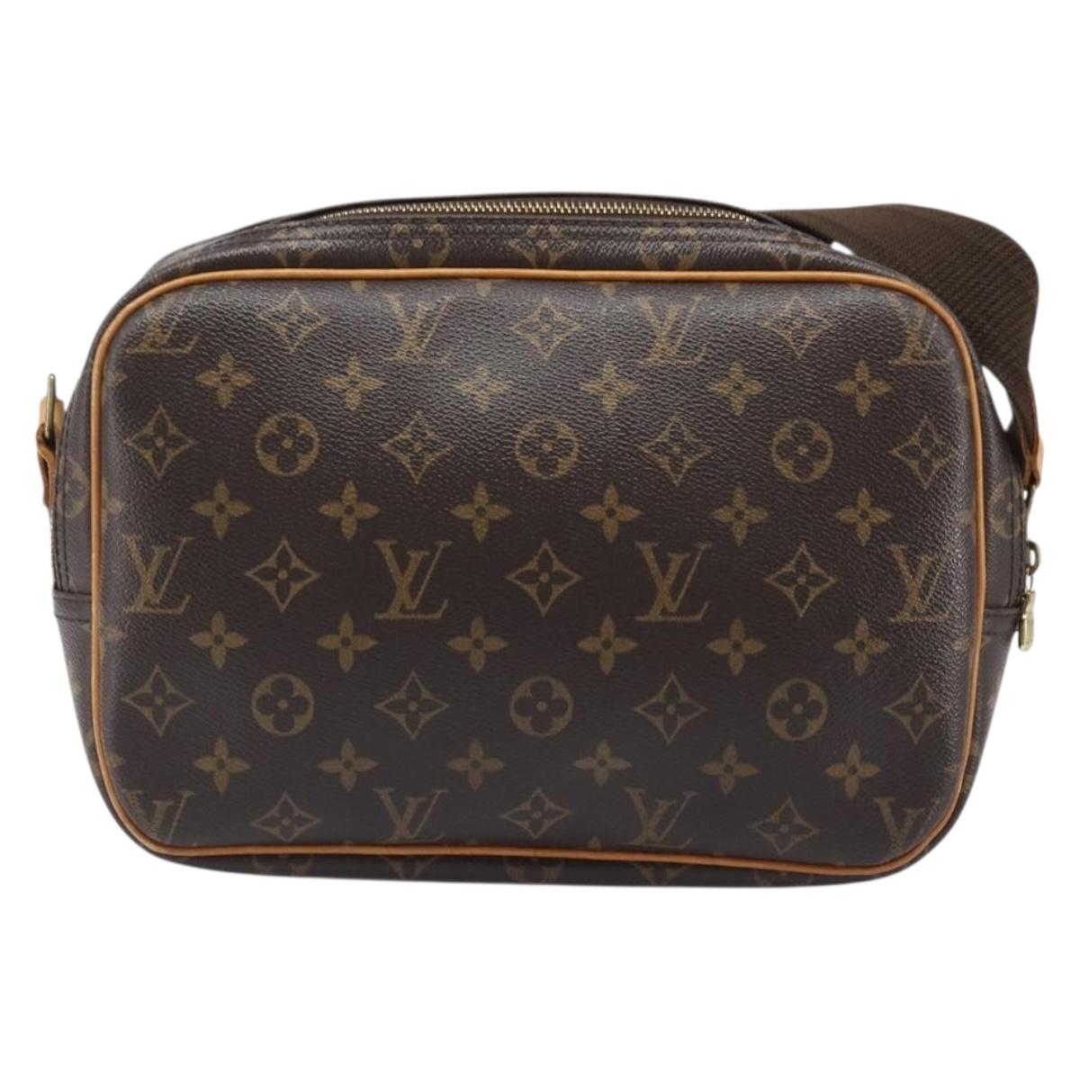 LOUIS VUITTON Monogram Reporter PM Shoulder Bag M45254 LV Auth ka6096