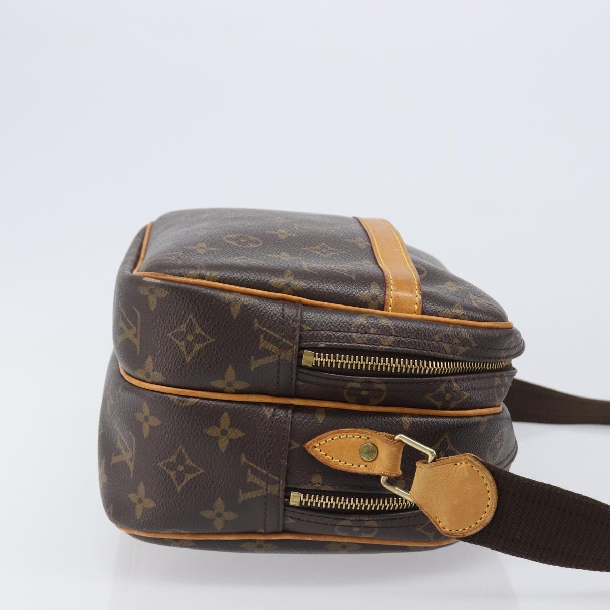 LOUIS VUITTON Monogram Reporter PM Shoulder Bag M45254 LV Auth ka6096