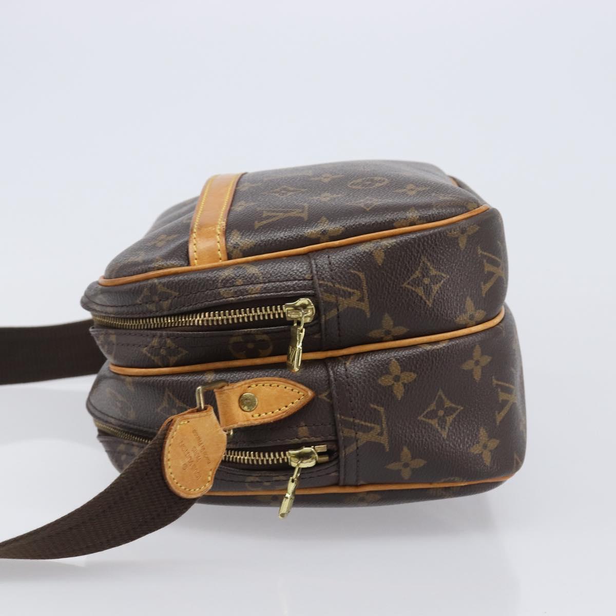 LOUIS VUITTON Monogram Reporter PM Shoulder Bag M45254 LV Auth ka6096