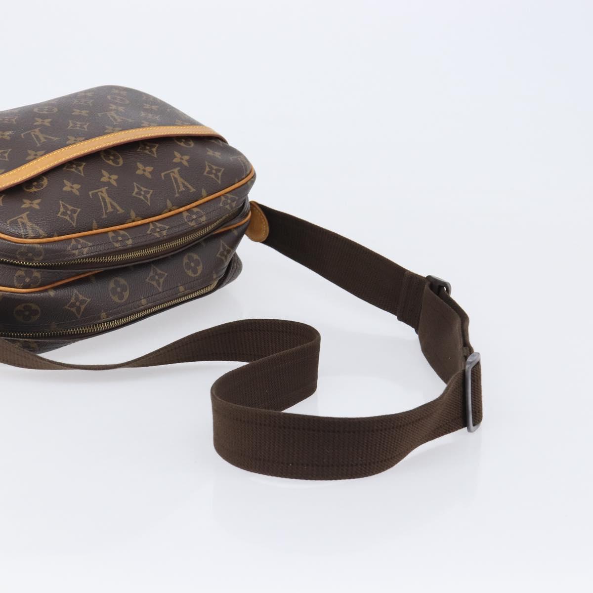 LOUIS VUITTON Monogram Reporter PM Shoulder Bag M45254 LV Auth ka6096
