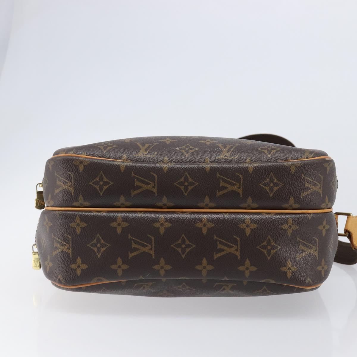 LOUIS VUITTON Monogram Reporter PM Shoulder Bag M45254 LV Auth ka6096