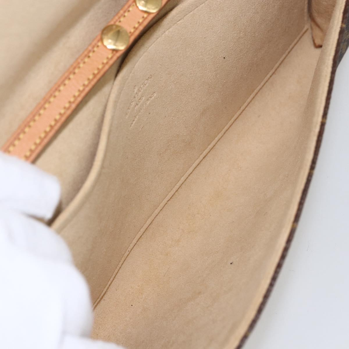 LOUIS VUITTON Monogram Pochette Twin GM Shoulder Bag M51852 LV Auth ka609V