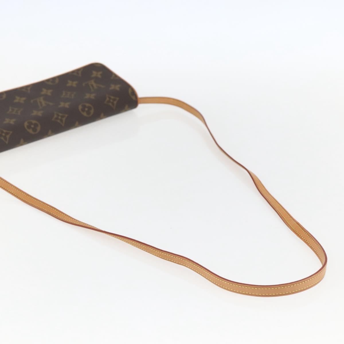 LOUIS VUITTON Monogram Pochette Twin GM Shoulder Bag M51852 LV Auth ka609V