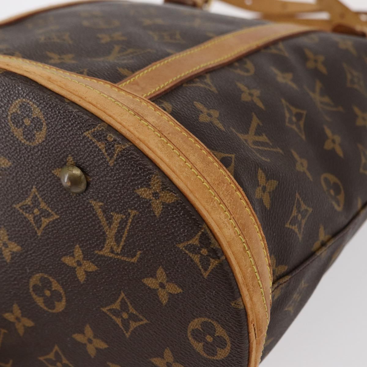LOUIS VUITTON Monogram Bucket GM Shoulder Bag M42236 LV Auth ka610