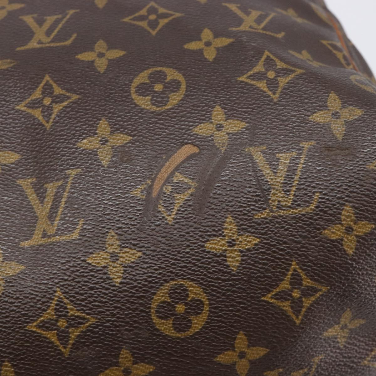 LOUIS VUITTON Monogram Keepall 55 Boston Bag M41424 LV Auth ka6105