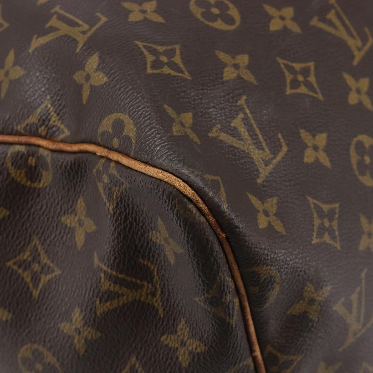 LOUIS VUITTON Monogram Keepall 55 Boston Bag M41424 LV Auth ka6105