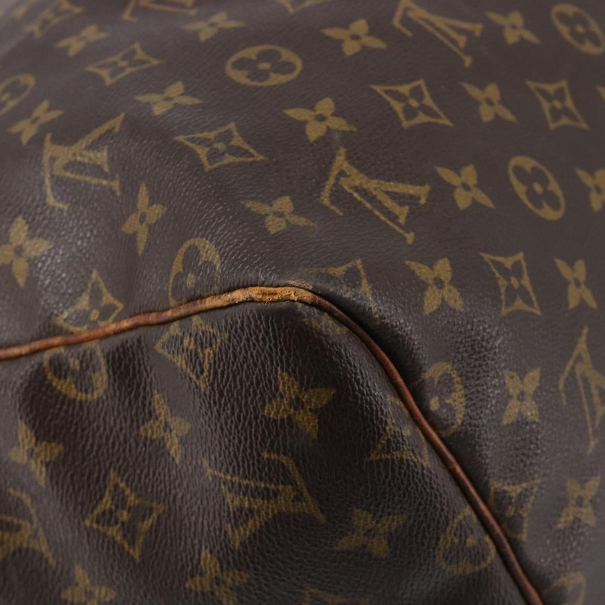 LOUIS VUITTON Monogram Keepall 55 Boston Bag M41424 LV Auth ka6105
