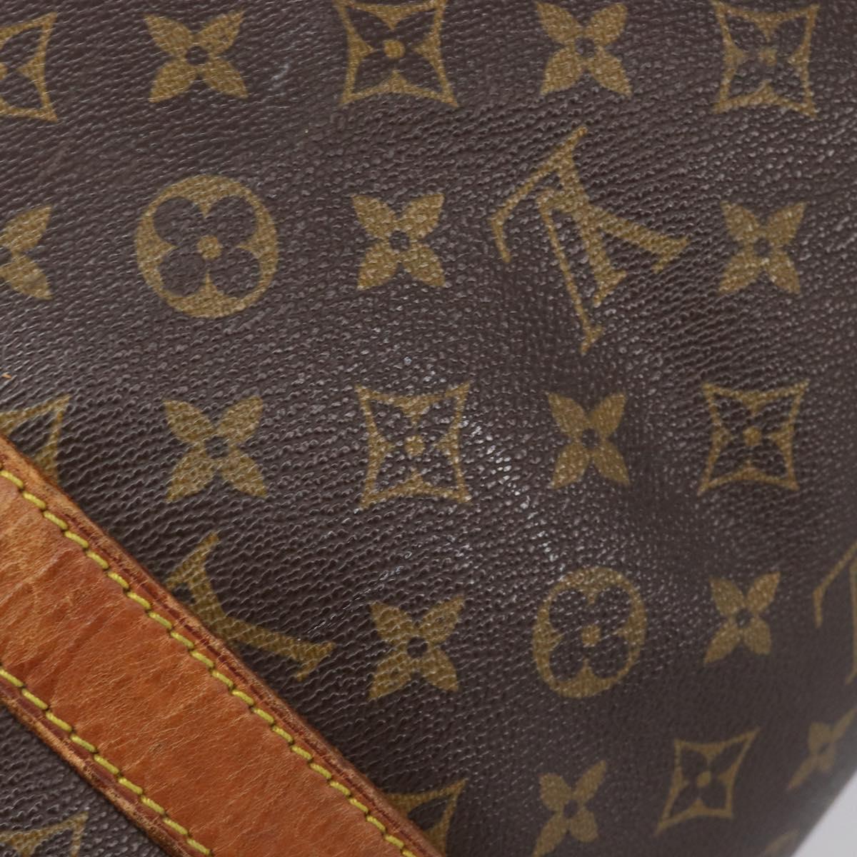 LOUIS VUITTON Monogram Keepall 55 Boston Bag M41424 LV Auth ka6105