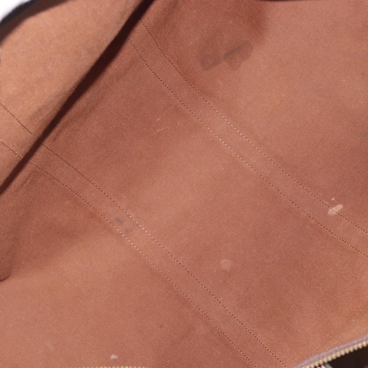LOUIS VUITTON Monogram Keepall 55 Boston Bag M41424 LV Auth ka6105