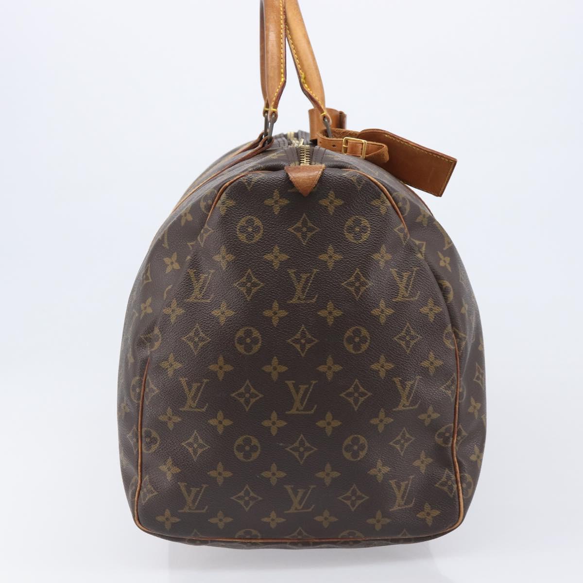 LOUIS VUITTON Monogram Keepall 55 Boston Bag M41424 LV Auth ka6105