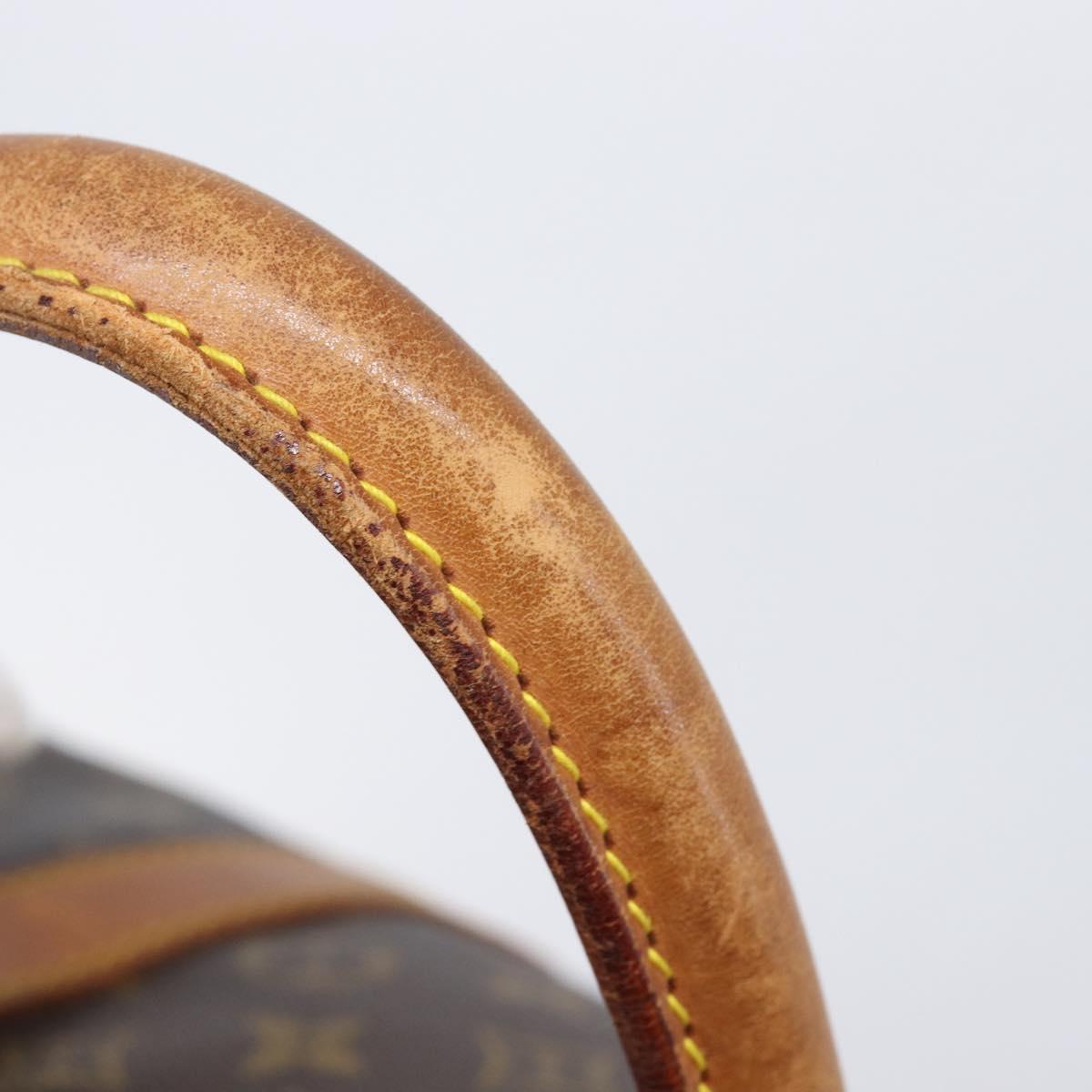 LOUIS VUITTON Monogram Keepall 55 Boston Bag M41424 LV Auth ka6105