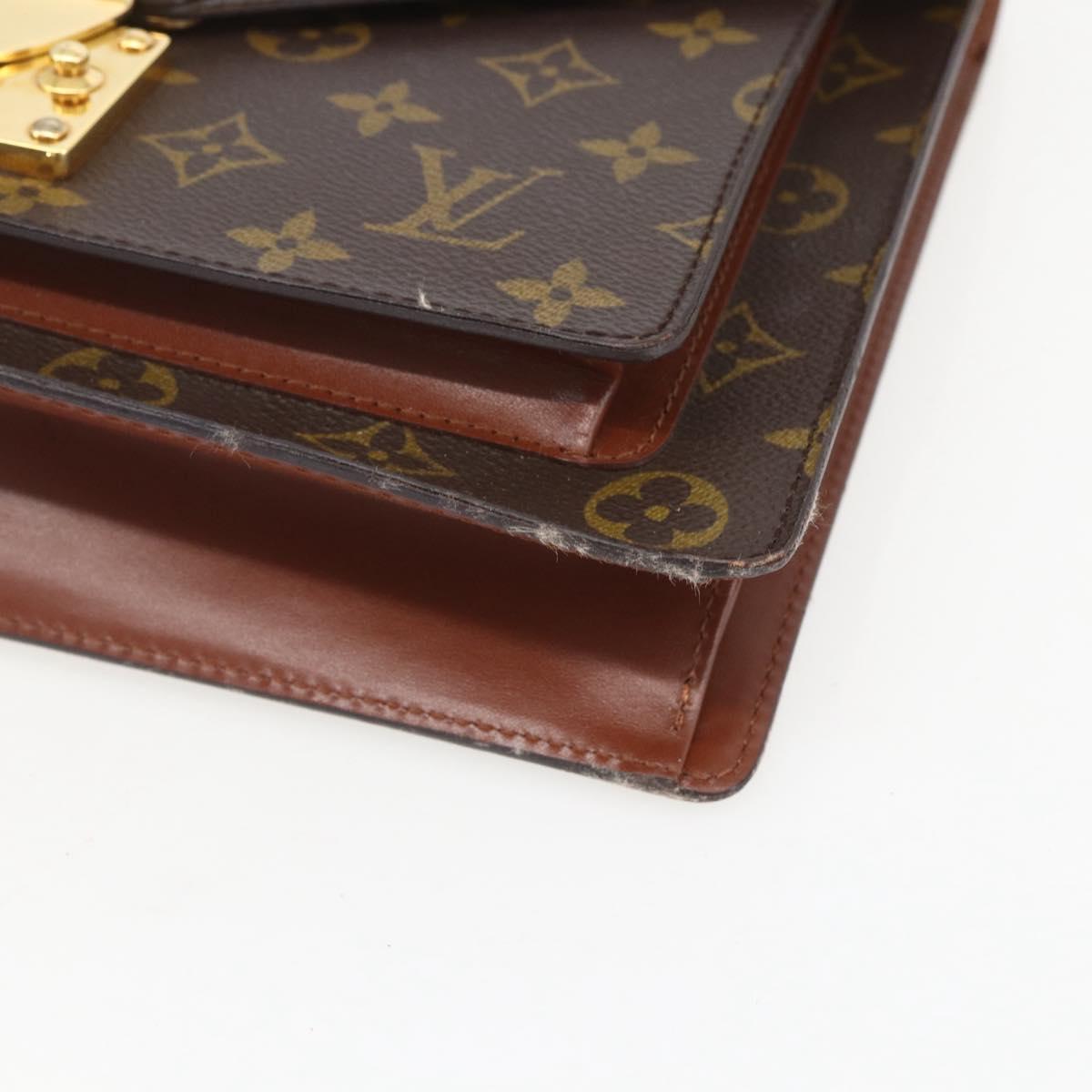 LOUIS VUITTON Monogram Monceau 28 Hand Bag M51185 LV Auth ka611