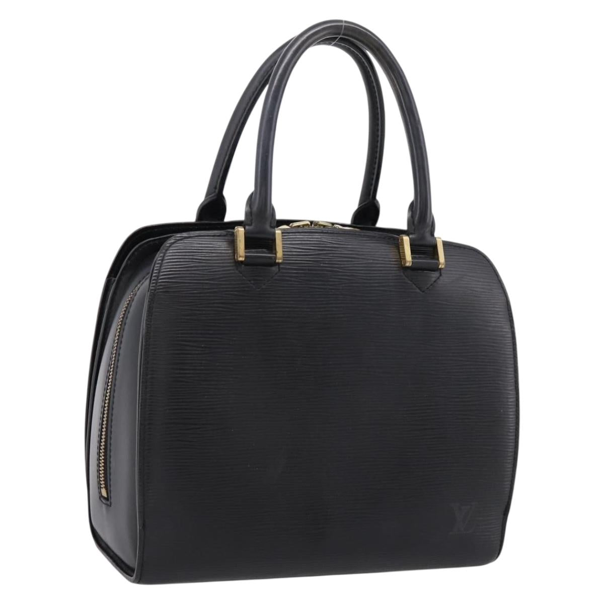 LOUIS VUITTON Epi Pont Neuf Hand Bag Black M52052 LV Auth ka6113