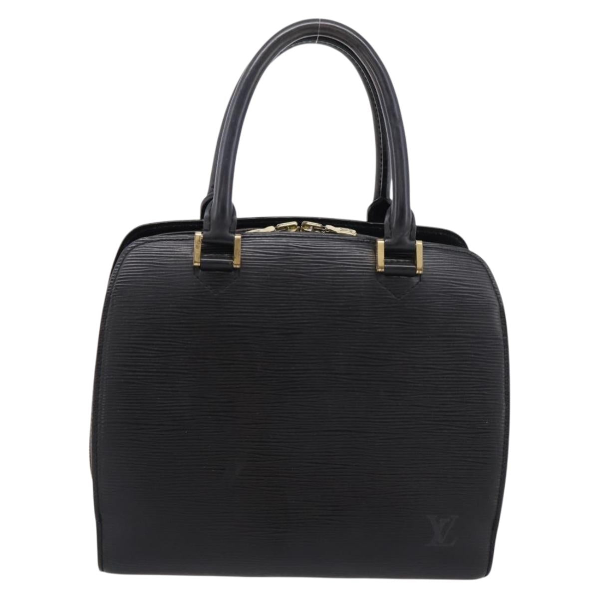 LOUIS VUITTON Epi Pont Neuf Hand Bag Black M52052 LV Auth ka6113