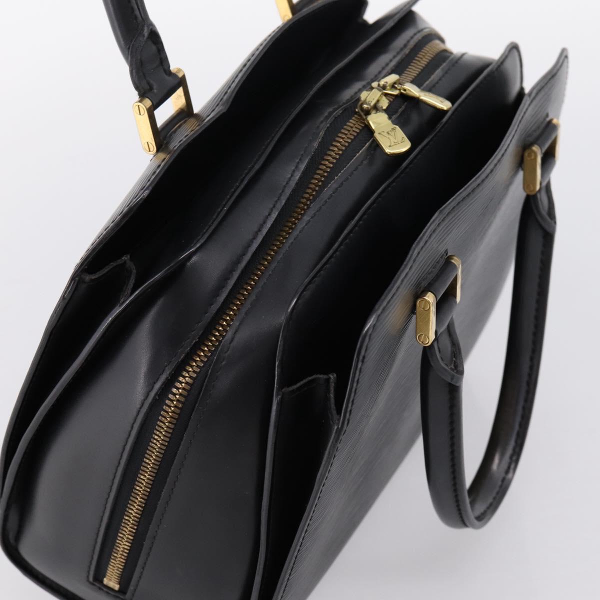 LOUIS VUITTON Epi Pont Neuf Hand Bag Black M52052 LV Auth ka6113