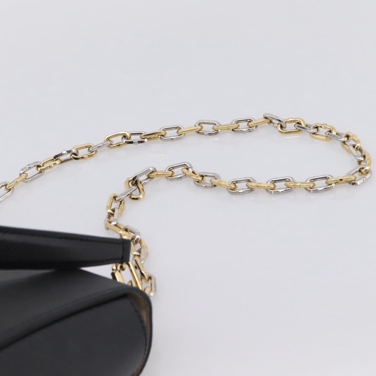 LOUIS VUITTON Epi Twist MM Shoulder Bag Black M21113 LV Auth ka6116SV