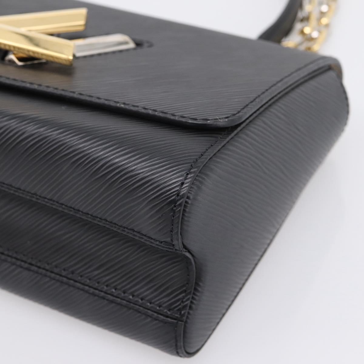 LOUIS VUITTON Epi Twist MM Shoulder Bag Black M21113 LV Auth ka6116SV