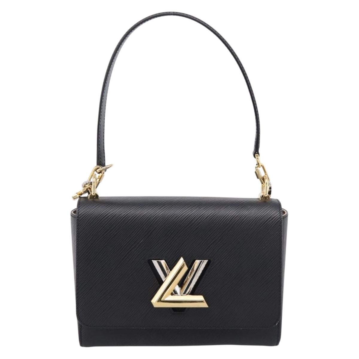 LOUIS VUITTON Epi Twist MM Shoulder Bag Black M21113 LV Auth ka6116SV